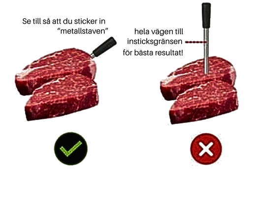 PROBE Trådlös Bluetooth Grill Termometer BBQ
