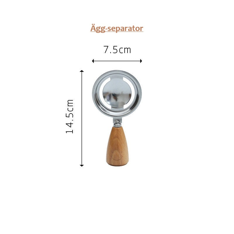 12-delars set med Köksredskap SMILEY med handtag i bokträ + rostfritt stål. Även styckvis försäljning!